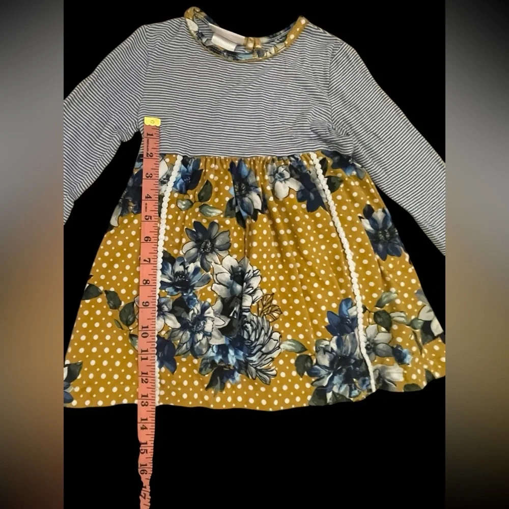 Bonnie Jean Floral Long Sleeve Dress